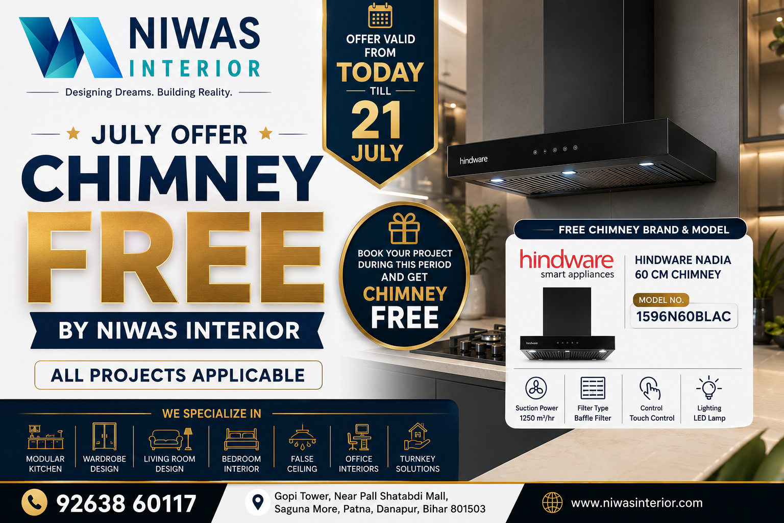 Niwas Interior planning magazine poster